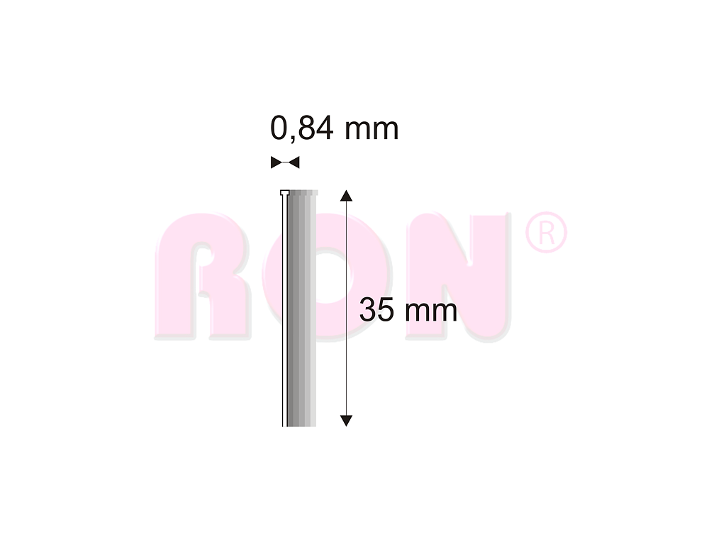 Truhlářské Brady Narex 84/35 - 0,84 x 35 mm - 14 000 ks