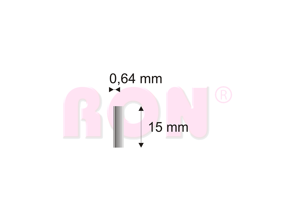 Truhlářské Piny Narex 6/15 - 0,64 x 15 mm - 20 000 ks