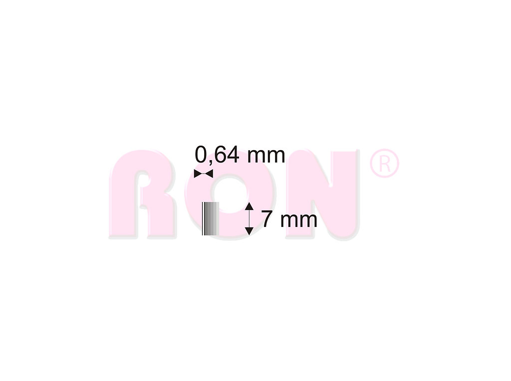 Truhlářské Piny Narex 6/07 - 0,64 x 7 mm - 40 000 ks