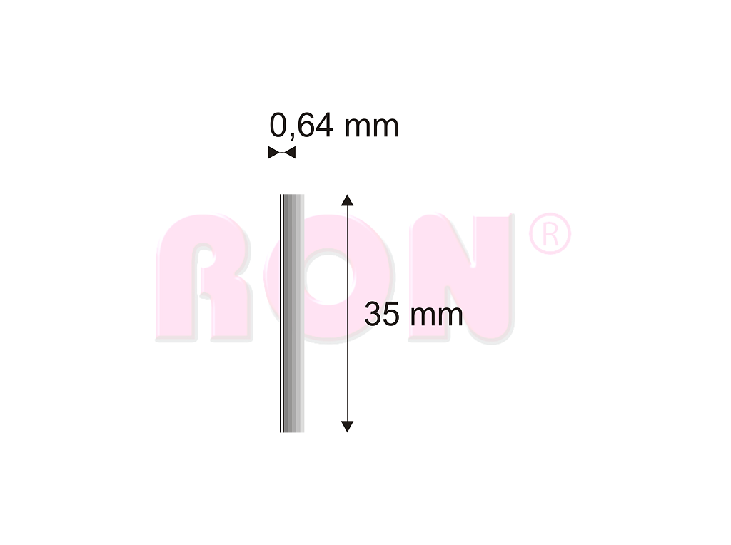 Truhlářské Piny Narex 6/35 - 0,64 x 35 mm - 20 000 ks