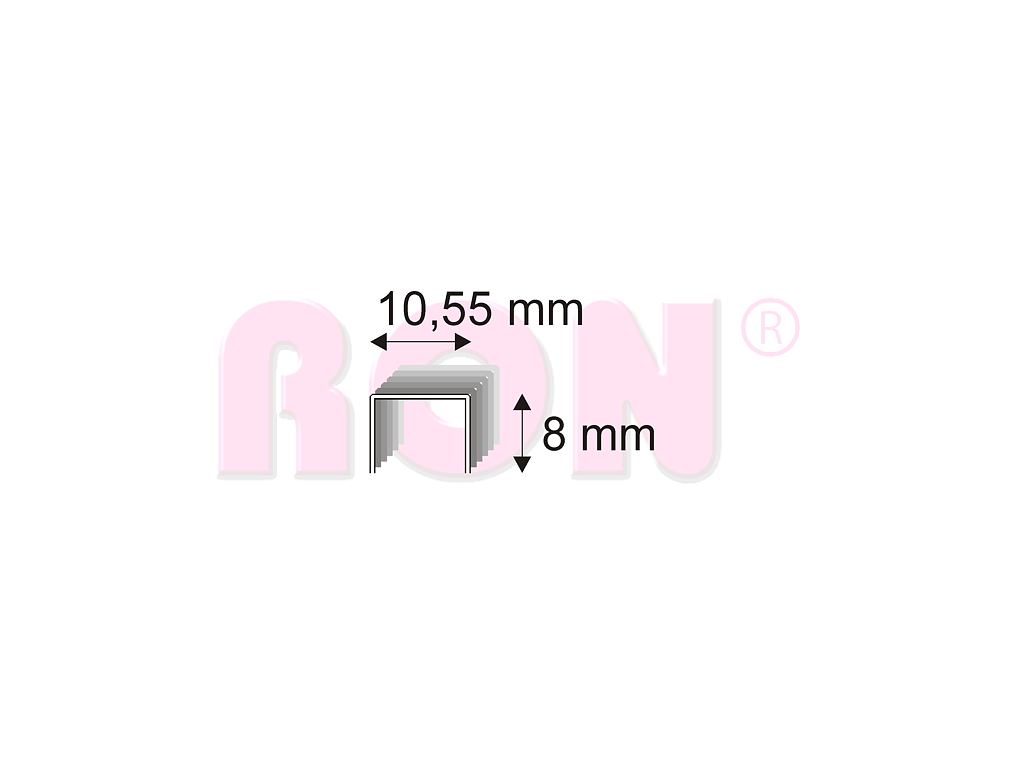 Čalounické spony Narex 581/08 - 10,55 x 8 mm
