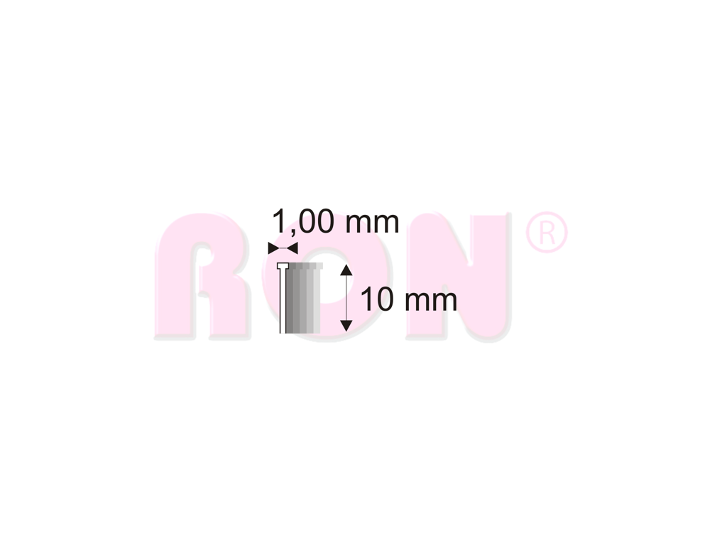 Truhlářské Brady Narex 12/10 (18G) - 1 x 10 mm - 5 000 ks