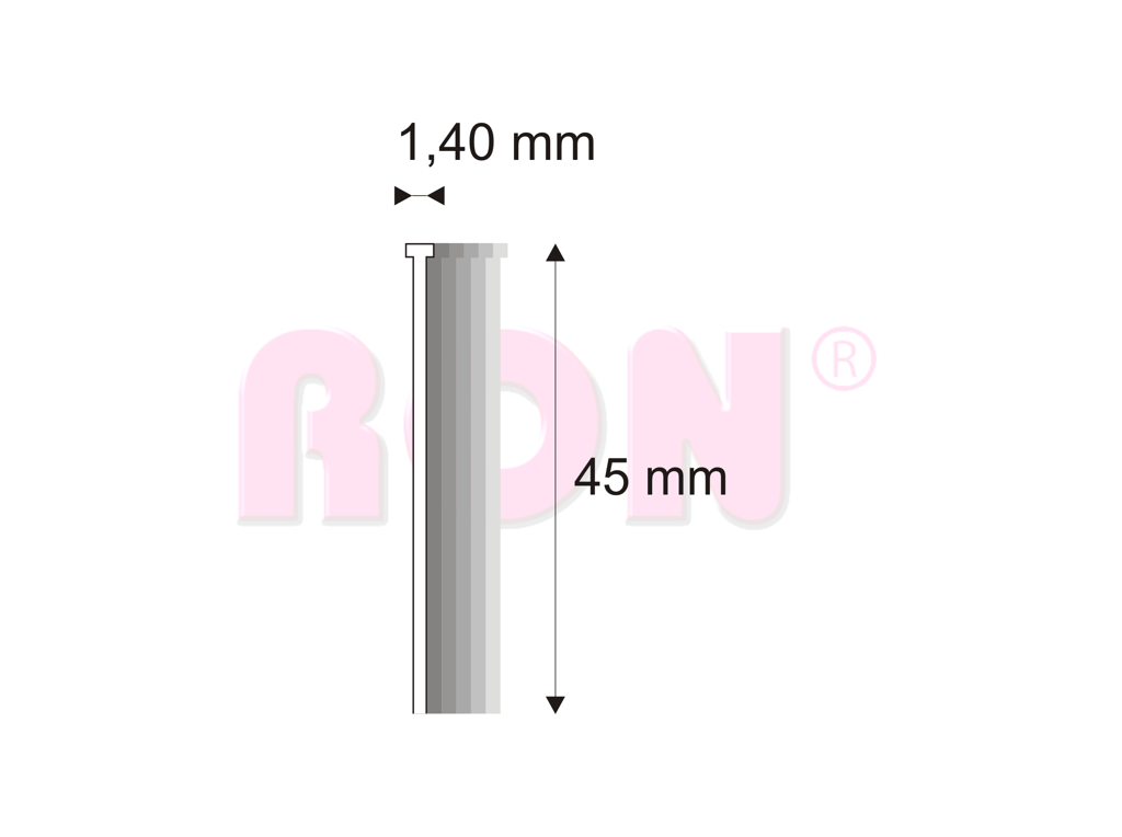 Truhlářské Brady Narex 16/45 - 1,40 x 45 mm - 4 000 ks