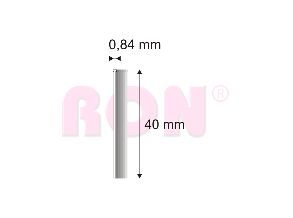 Truhlářské Brady Narex 84/40 - 0,84 x 40 mm - 14 000 ks