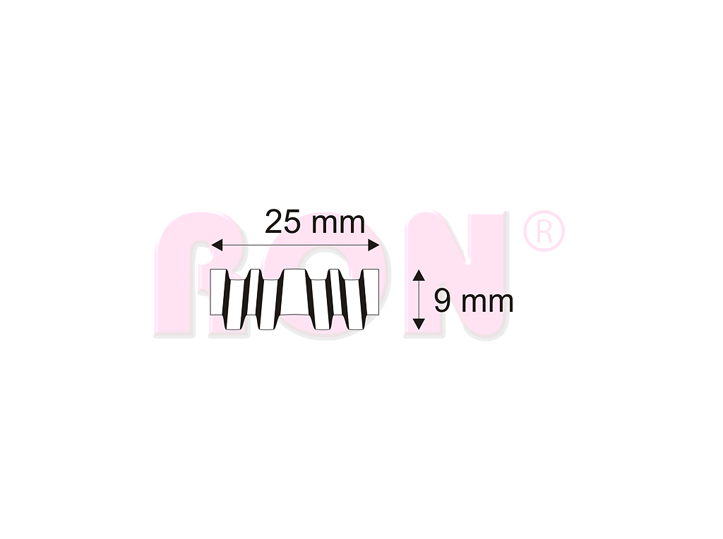 Truhlářské Vlnovce Narex CF/09 - W09 - 25 x 9 mm - 9 210 ks