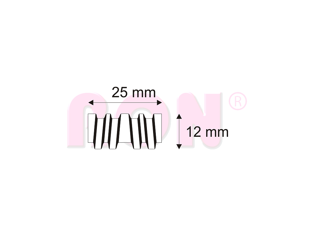 Truhlářské Vlnovce Narex CF/12 - W12 - 25 x 12 mm - 6 910 ks