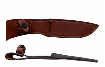 Kožené pouzdro LES úzký hnědé 398-NP-13/A