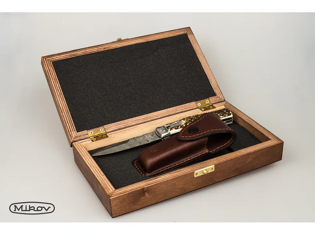 Vyhazovací zavírací nůž PREDATOR - paroh 241-DP-2