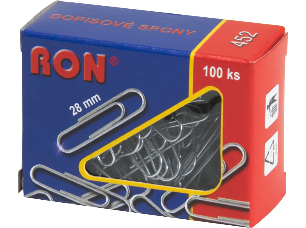 Dopisové spony Mikov 452 - 28 mm - 100 ks