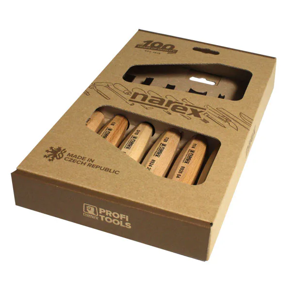 Sada řezbářských dlát 6dílná WOOD STANDARD - rovná