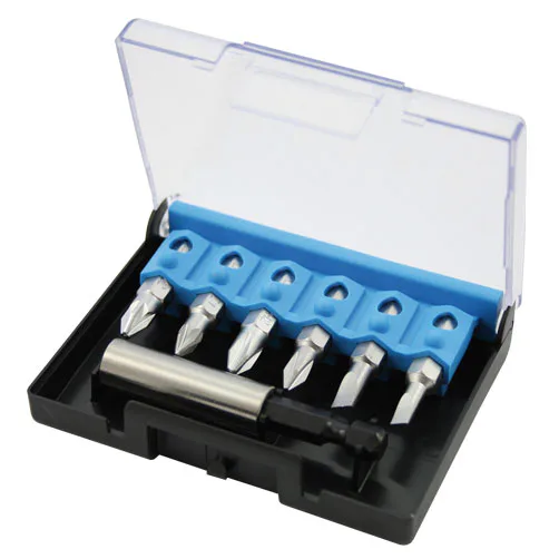 Sada bitů Narex 1/4 s magnetickým držákem v plastové krabičce 7dílná - torx TX