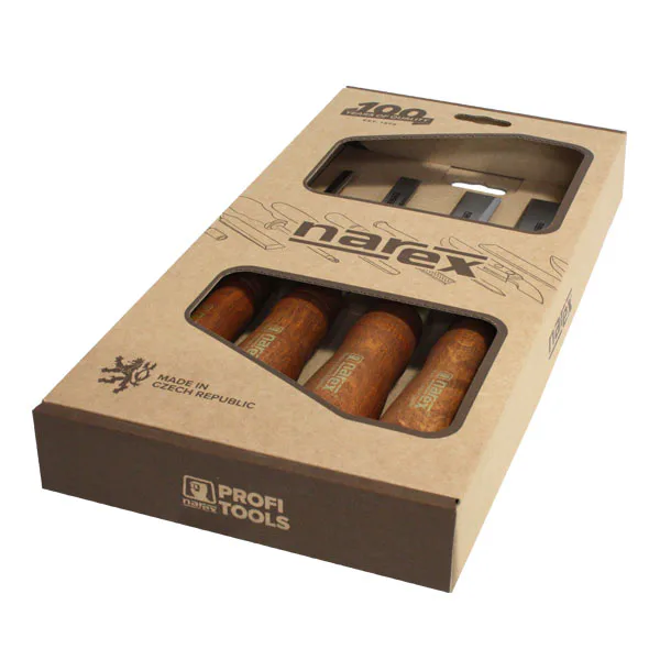 Sada plochých dlát 4dílná WOOD PLUS - 6, 12, 20, 26 mm