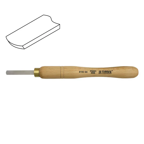 Struh mini ubírací zaoblený HSS LINE PROFI 8 x 50 mm